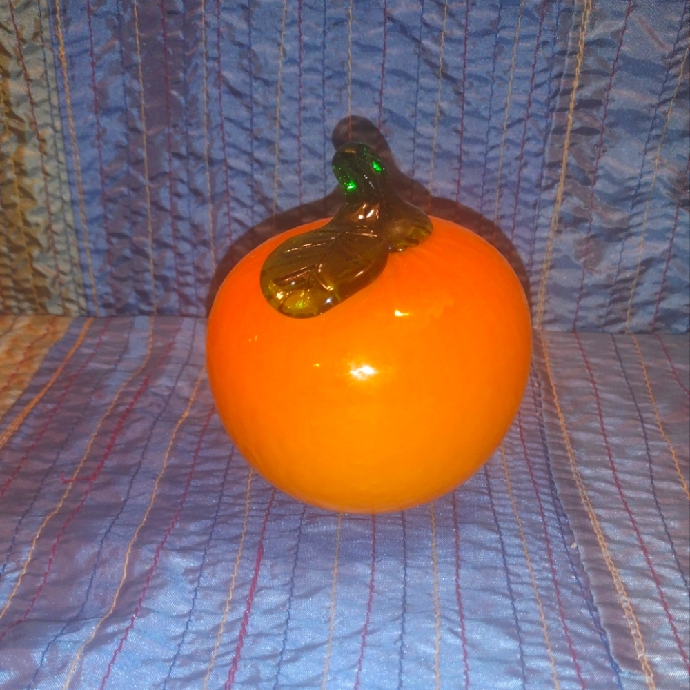 Blown Glass Orange